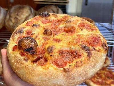 Tomato & Garlic Focaccia